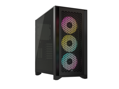 Corsair iCUE 4000D Airflow Tempered Glass Mid-Tower ATX PC Case
