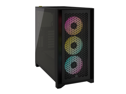 Corsair iCUE 4000D Airflow Tempered Glass Mid-Tower ATX PC Case
