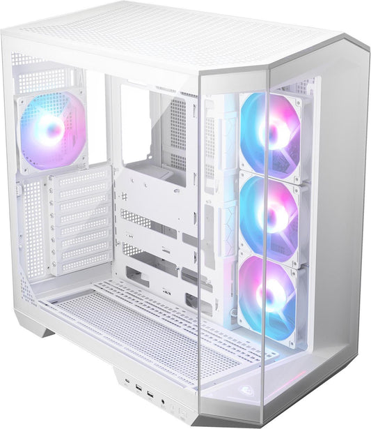 MSI MAG PANO 100R PZ White Mid-Tower Gaming Case ATX