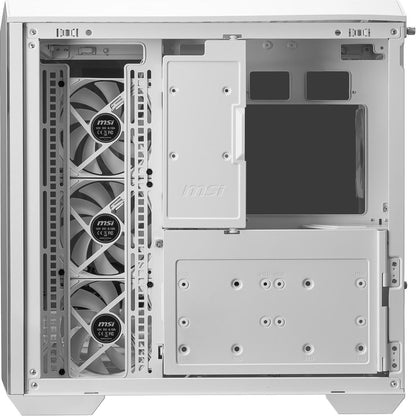 MSI MAG PANO 100R PZ White Mid-Tower Gaming Case ATX
