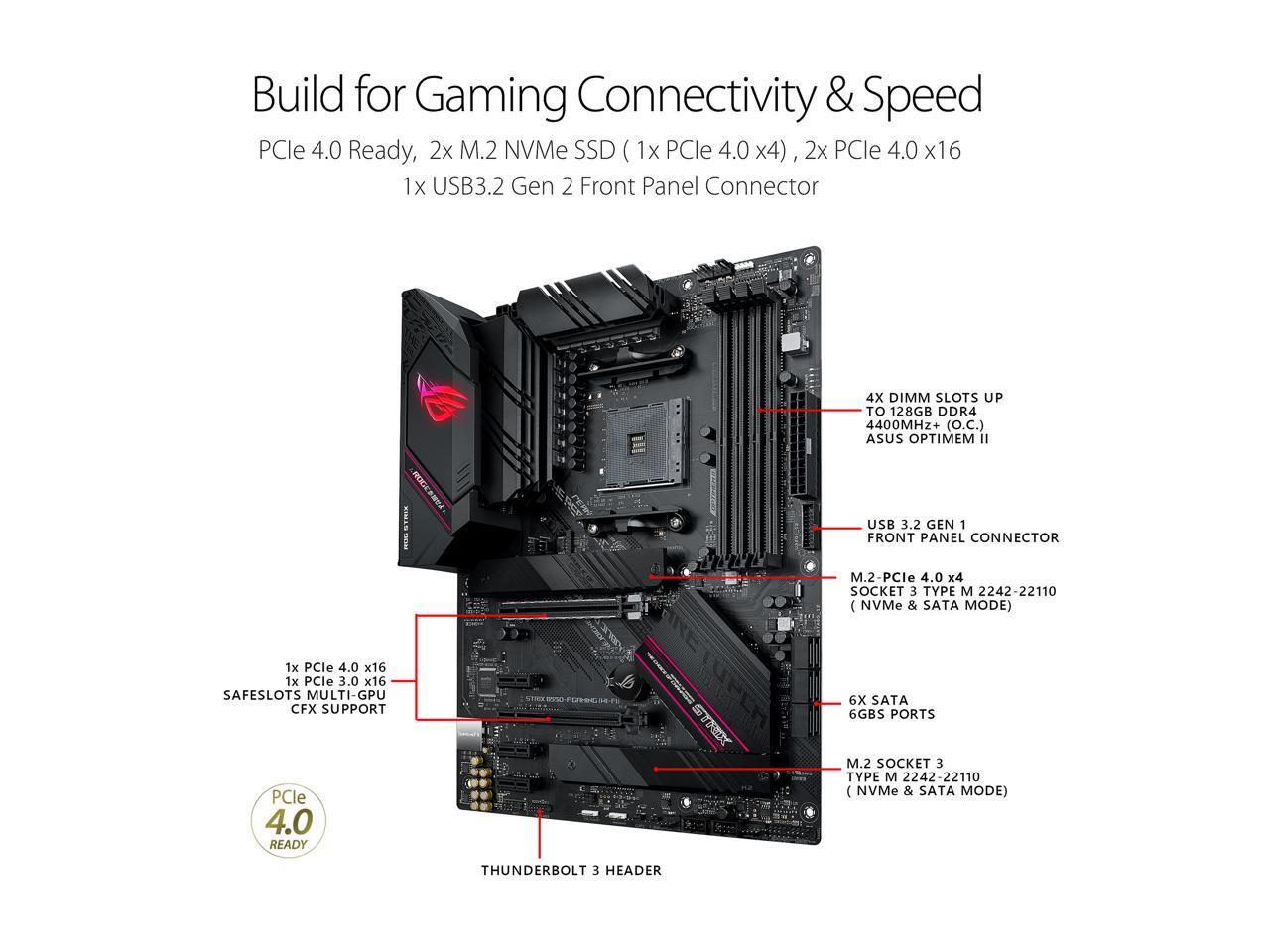 Asus ROG Strix B550-F Gaming WiFi II AMD AM4 ATX