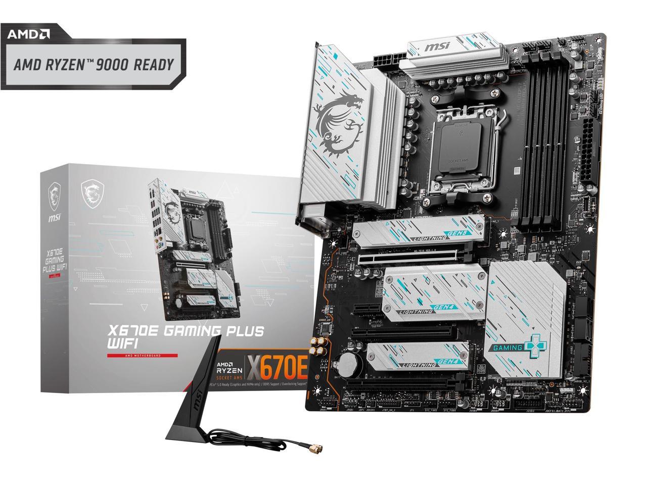 MSI X670E GAMING PLUS WIFI AM5 DDR5 WiFi 6E