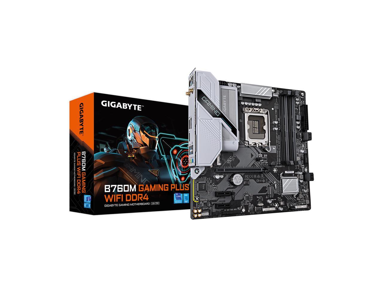 GIGABYTE B760M GAMING PLUS WIFI DDR4 LGA 1700 (Intel 12th, 13th, 14th Gen)