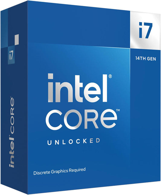 Intel i7-14700KF 20 Cores (8 P-Cores + 12 E-Cores) 5.6 GHz