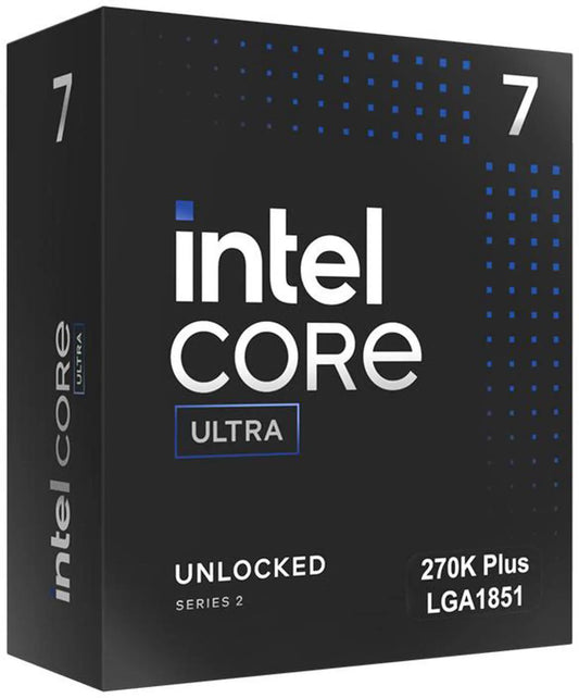 Intel Core Ultra 7 270K Plus 24 Cores (8 P-Cores + 16 E-Cores) 5.5 GHz