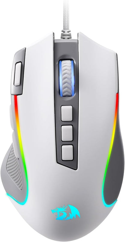 Redragon M612 Predator RGB 8000 DPI Alambrico Negro