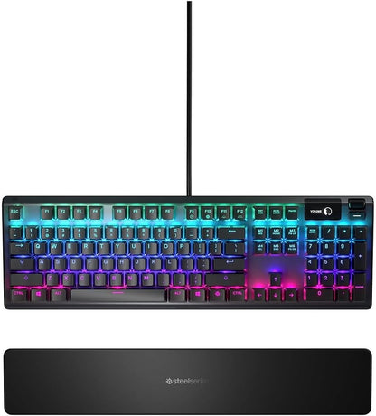 SteelSeries Apex 5 RGB USB Teclado Mecanico Blue Switch con Pantalla OLED