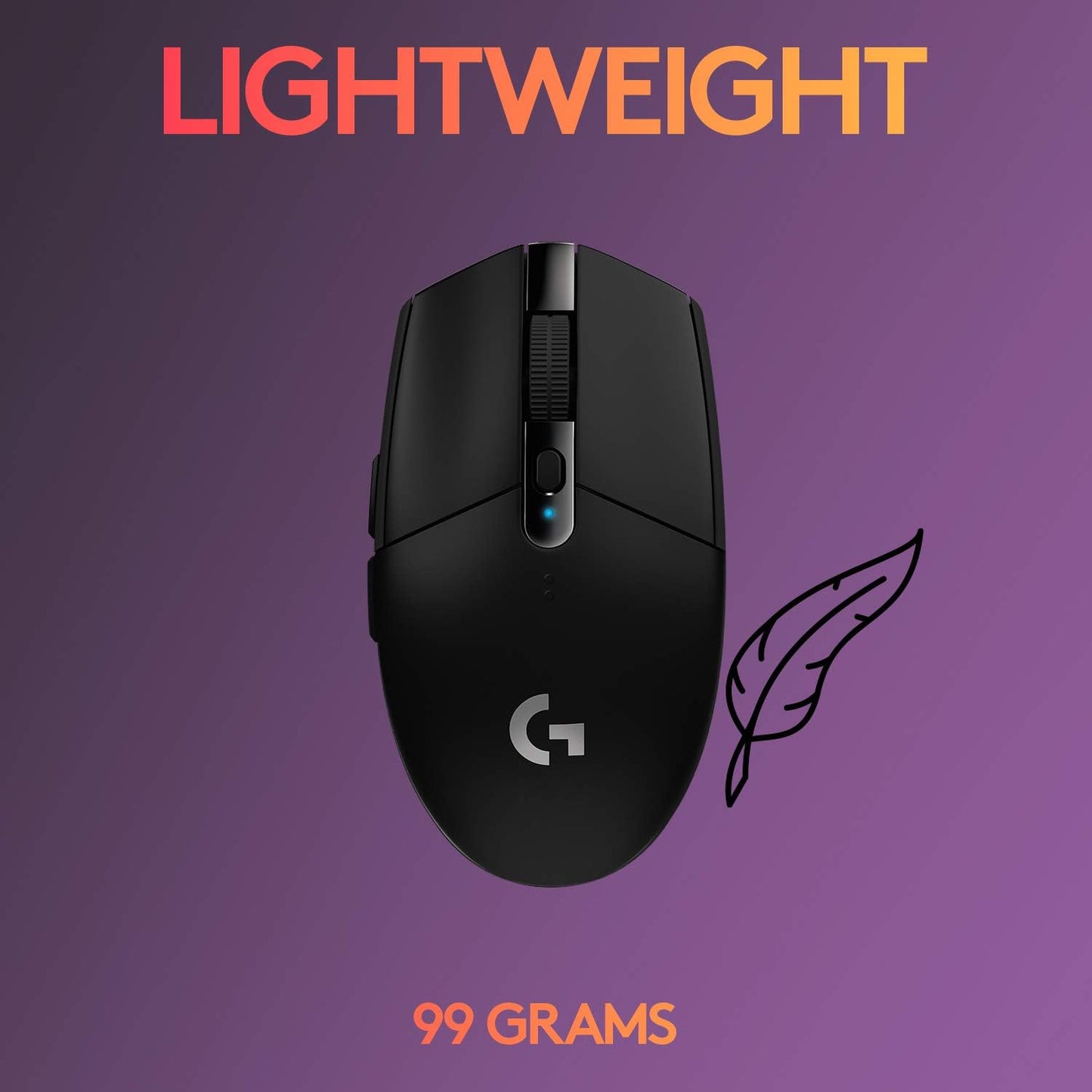 Logitech G305 LIGHTSPEED Inalambrico 12K DPI Negro