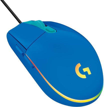 Logitech G203 Cable-USB 8,000 DPI RGB 6 Botones Reprogamables Negro