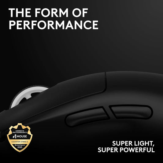 Logitech G PRO X SUPERLIGHT 2 Lightspeed Inalambrico Mouse 44K DPI 60g 8kHz