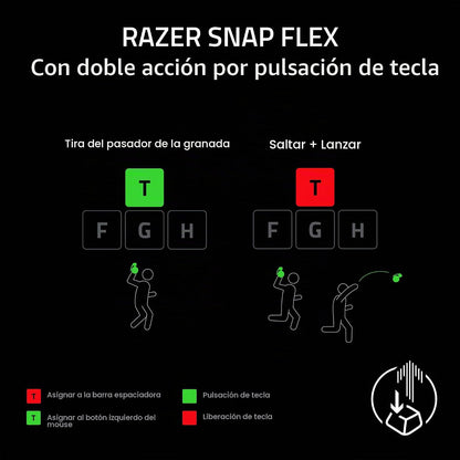 Razer Reclusa X RGB USB Teclado Mecanico 65% Orange Switch