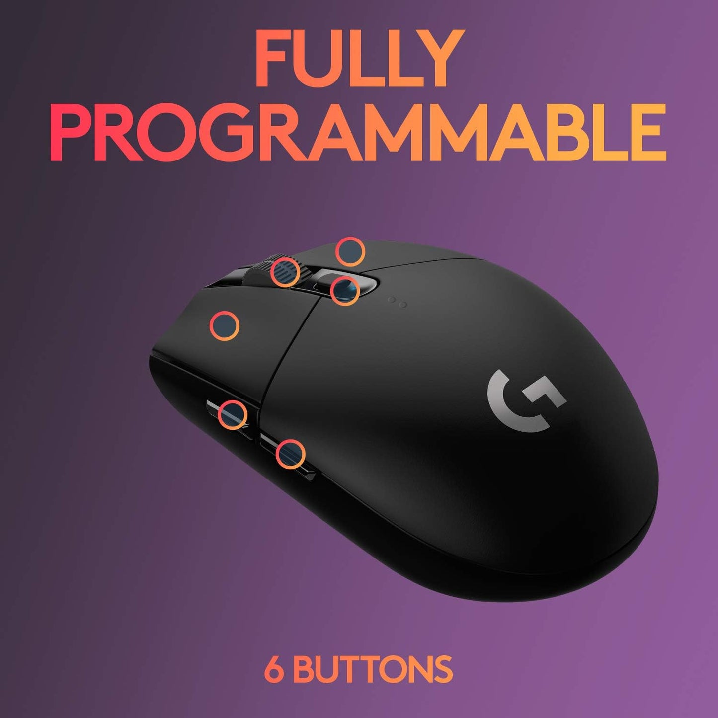 Logitech G305 LIGHTSPEED Inalambrico 12K DPI Negro