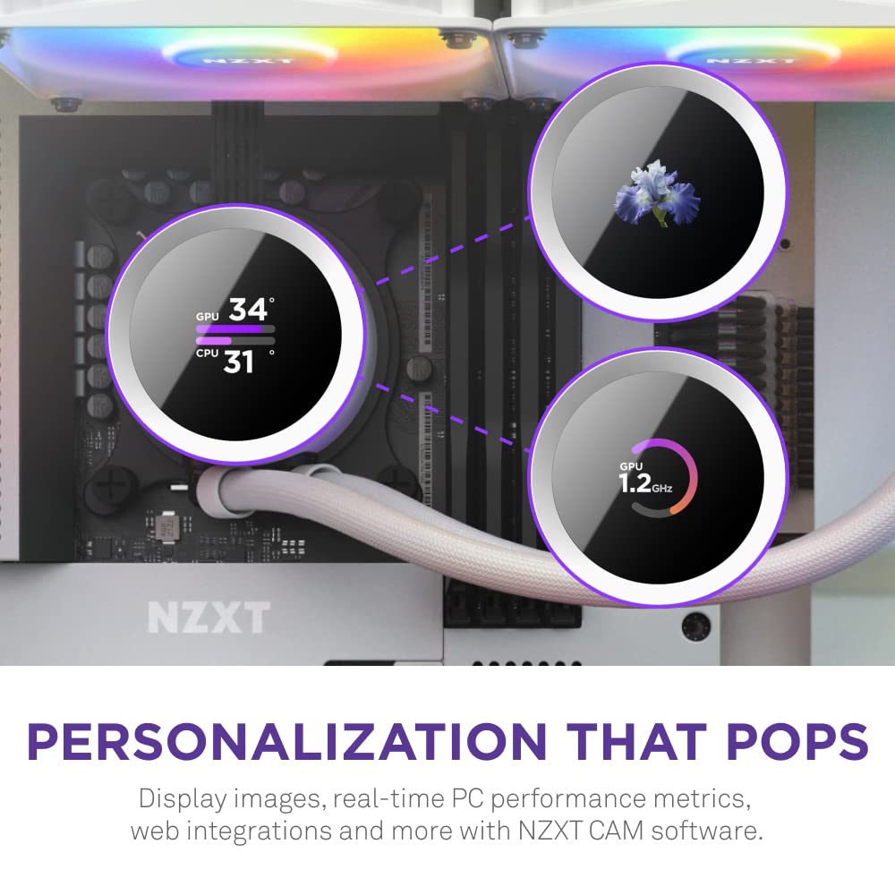 NZXT Kraken 360 RGB 360mm AIO Con Pantalla AM4, AM5, LGA 1700/1200