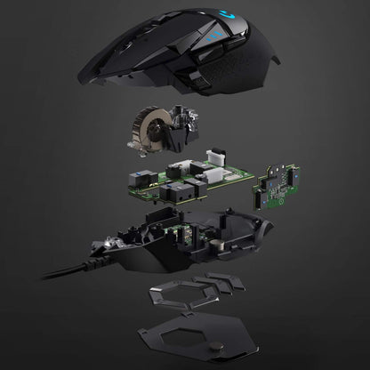 Logitech G502 Hero Alambrico USB 25,600 DPI RGB