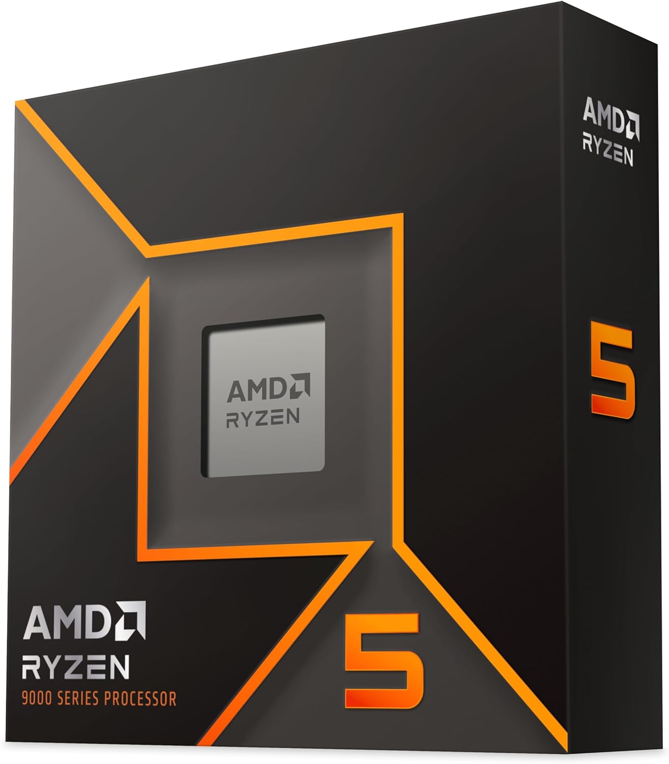 AMD Ryzen™ 5 9600X 6-Core 3.9 GHz (MAX Turbo 5.4 GHz), 12-Thread Socket AM5