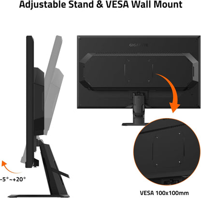 GIGABYTE GS27Q Advanced Gaming Monitor  27'' QHD 1440P HDR10 180Hz 1ms IPS