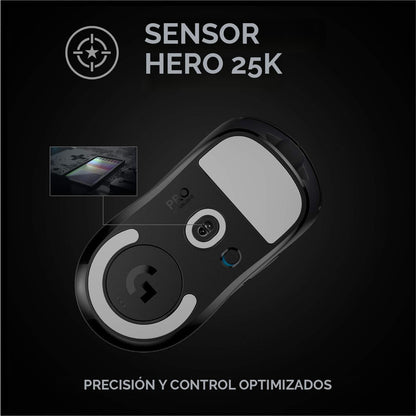 Logitech G PRO X SUPERLIGHT Lightspeed Inalambrico Mouse 25K DPI