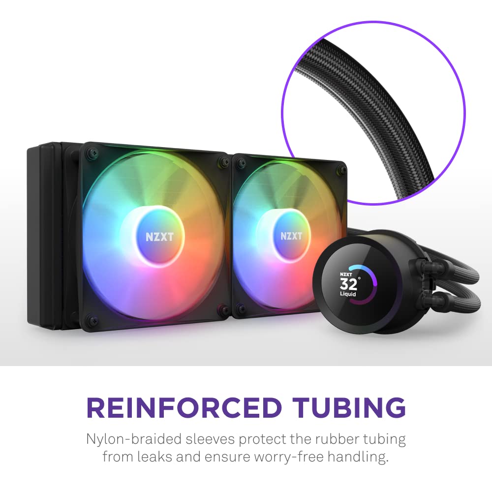 NZXT Kraken 240 RGB 240mm AIO Con Pantalla AM4, AM5, LGA 1700/1200