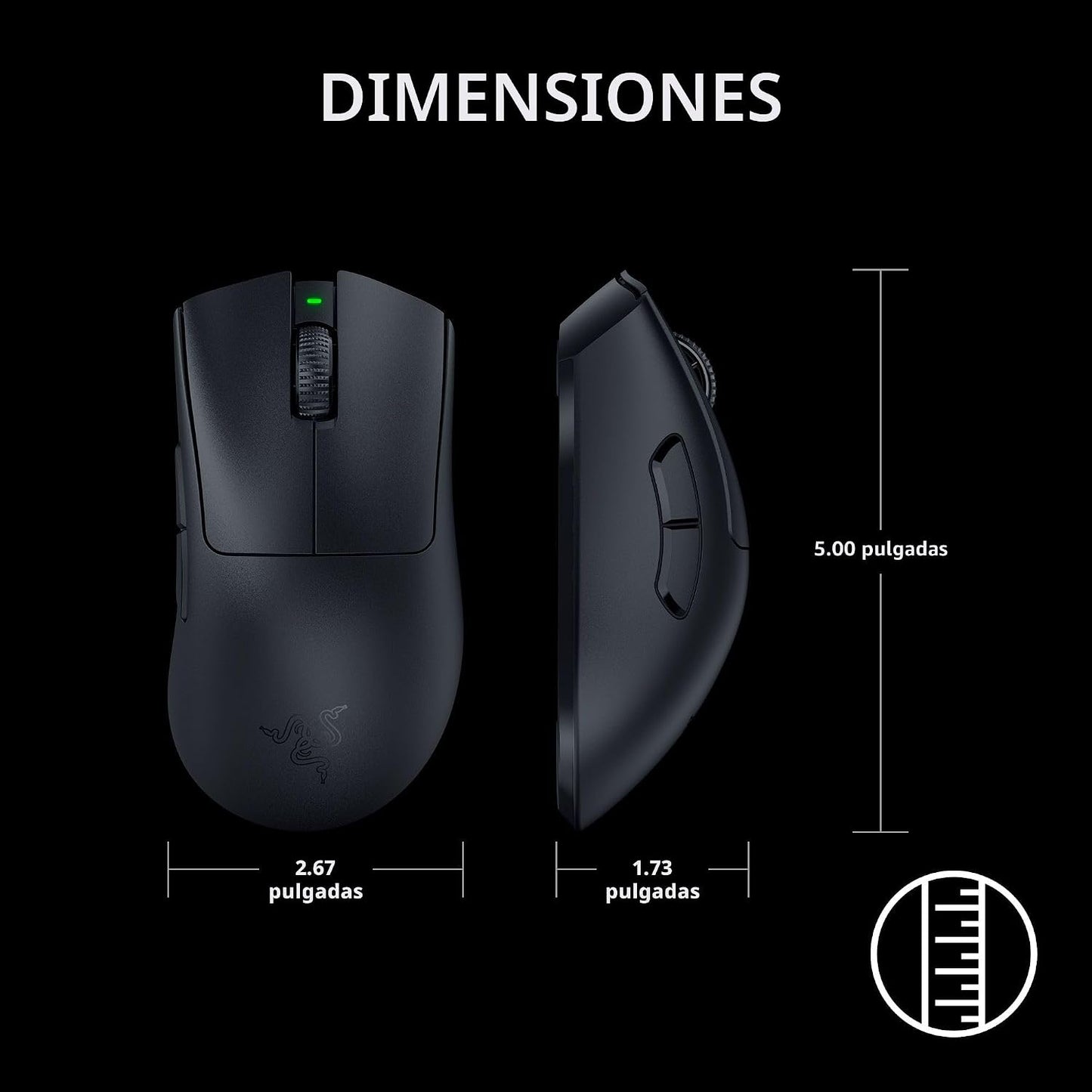 Razer DeathAdder V3 Pro Gaming Mouse 30K DPI Inalambrico