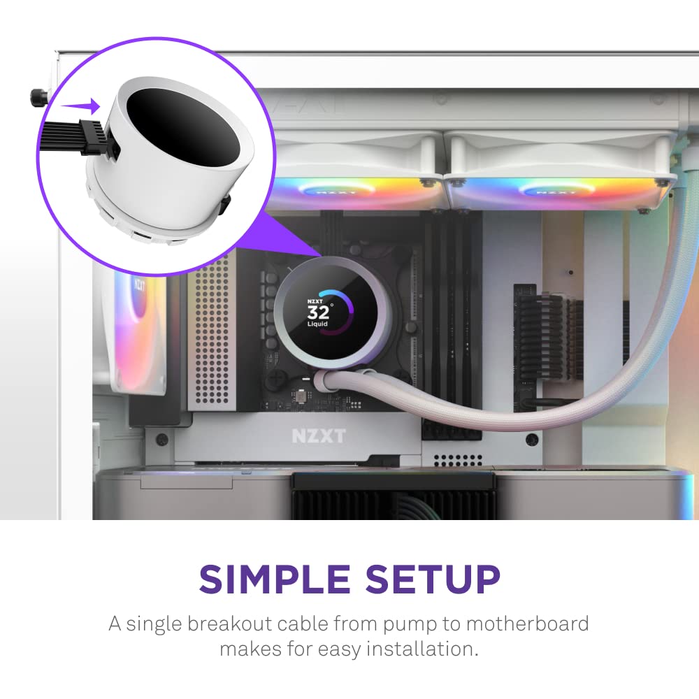 NZXT Kraken 360 RGB 360mm AIO Con Pantalla AM4, AM5, LGA 1700/1200