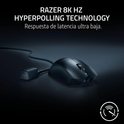 Razer Viper V3 Pro Hyperspeed/Hyperpolling 8K 54g Inalambrico 35K DPI Negro Gaming Mouse
