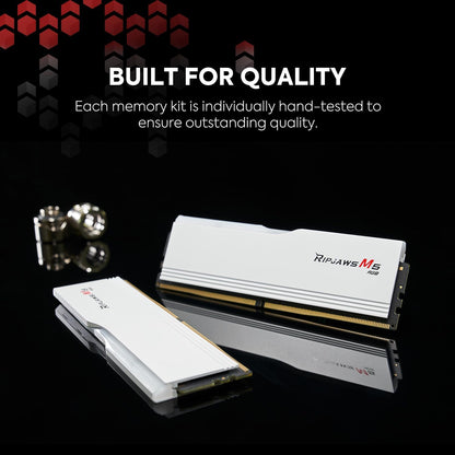 G.SKILL Ripjaws M5 RGB Series DDR5 Blanca