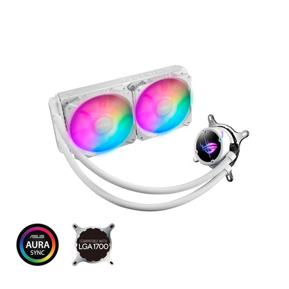 ASUS ROG Strix LC II 240 ARGB White Edition AIO Cooler AM4/AM5 - LGA 1700/1200