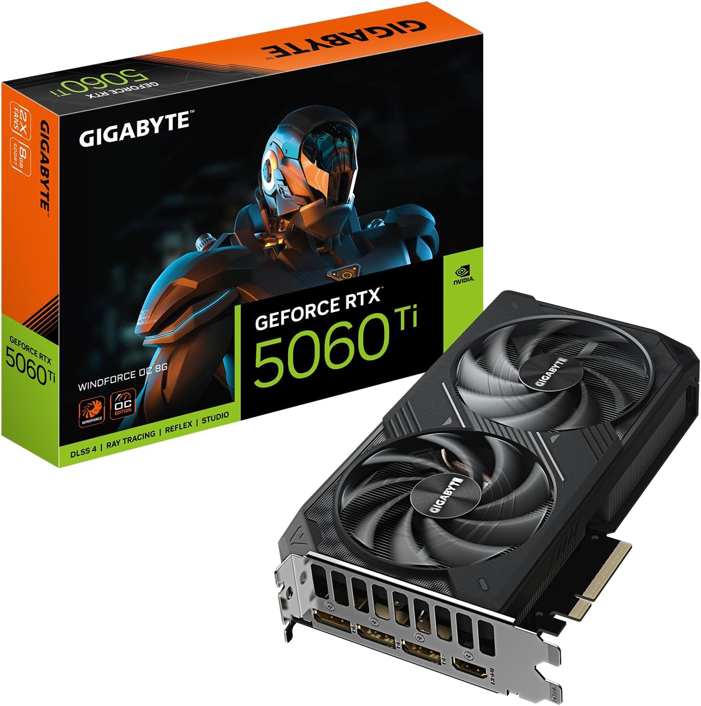 GIGABYTE RTX 5060 Ti WINDFORCE OC 8GB