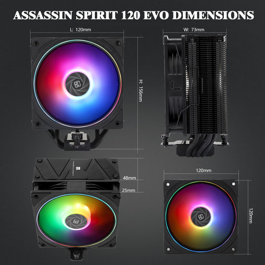Thermalright Assasin Spirit 120 EVO ARGB Negro Air Cooler