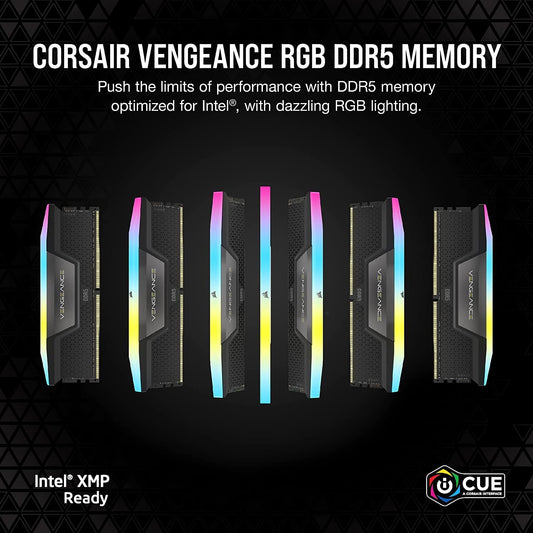 Corsair Vengeance RGB DDR5 Negra