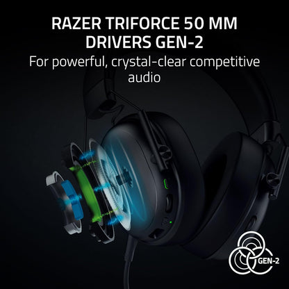 Razer Blackshark V3 Hyperspeed Inalambrico + Bluetooh (PC, Playstation, Switch, Android, iOS) Negro