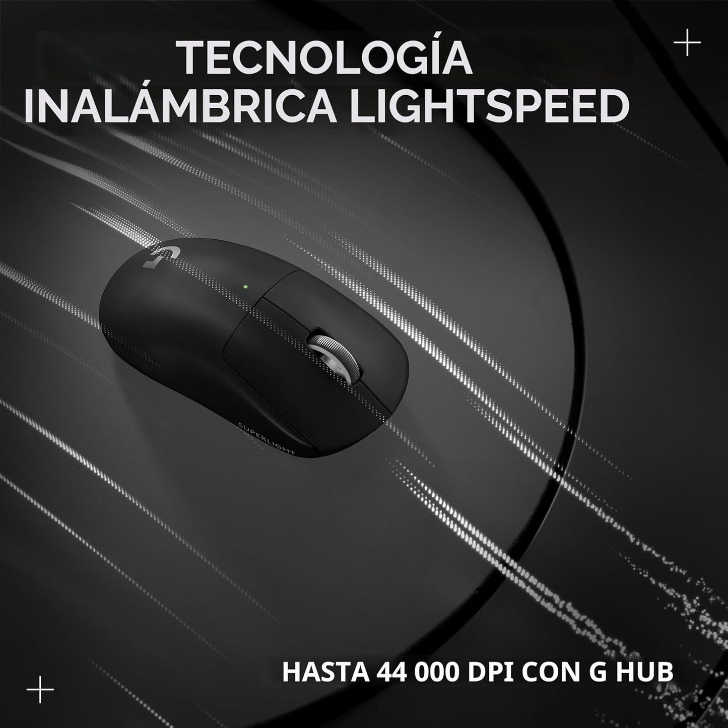 Logitech G PRO X SUPERLIGHT 2 Lightspeed Inalambrico Mouse 44K DPI 60g 8kHz