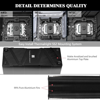 Thermalright Assasin Spirit 120 EVO ARGB Negro Air Cooler