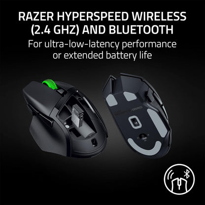 Razer Basilisk V3 Hyperspeed Inalambrico 18K DPI Negro Gaming Mouse