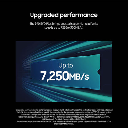 Samsung 990 EVO PLUS M.2 2280 Internal SSD Gen 4