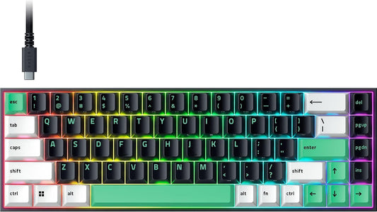 Razer Reclusa X RGB USB Teclado Mecanico 65% Orange Switch