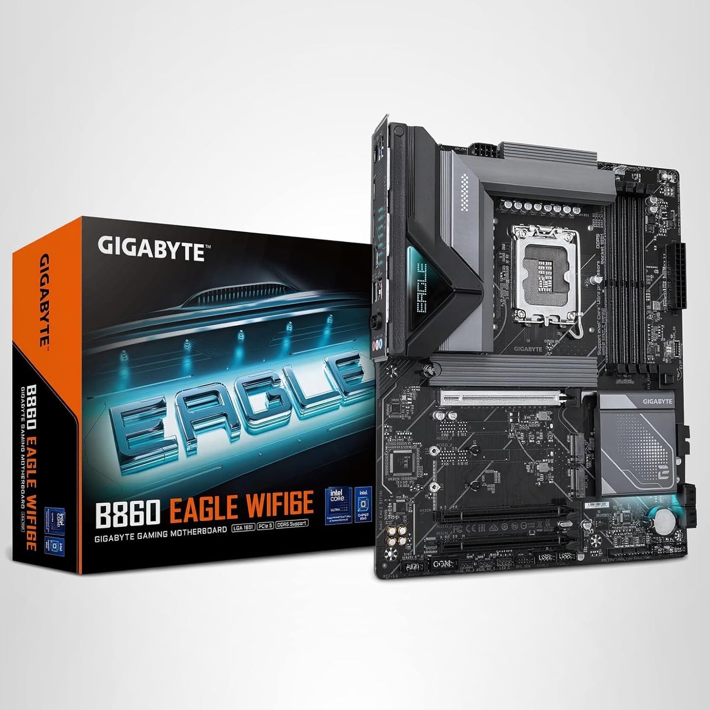 GIGABYTE B860 Eagle AX Wifi 6E DDR5 LGA 1851 (Intel Core Ultra 200)