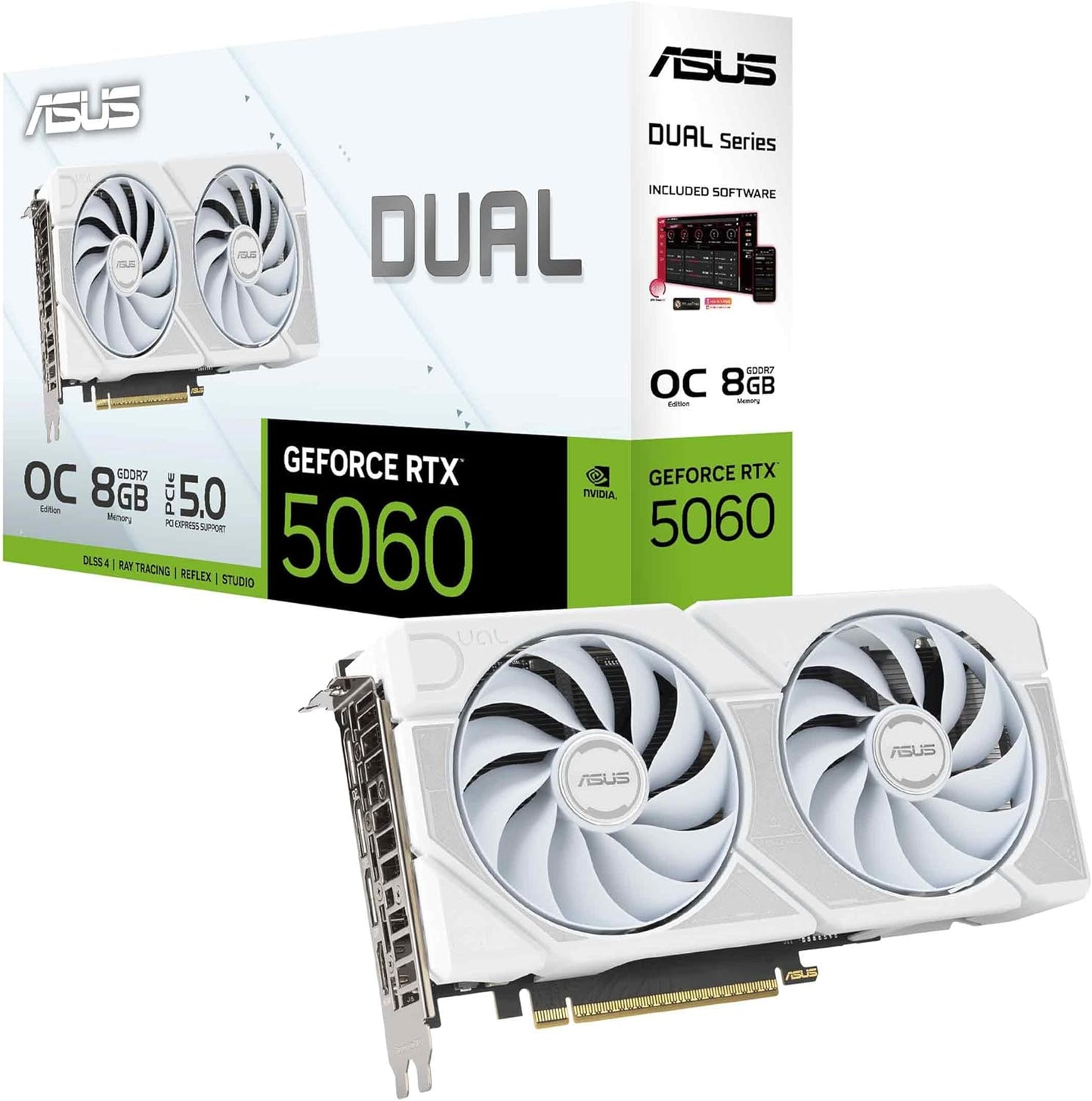 ASUS Dual RTX 5060 8GB OC White Edition