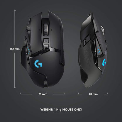 Logitech G502 Lightspeed Inalambrico Mouse 25K DPI RGB