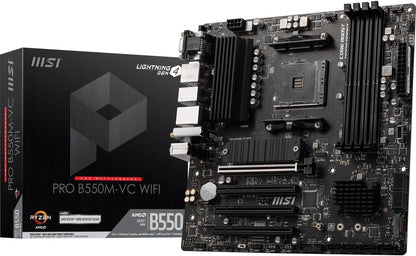 MSI PRO B550M-VC Wifi Pro Series AM4 DDR4