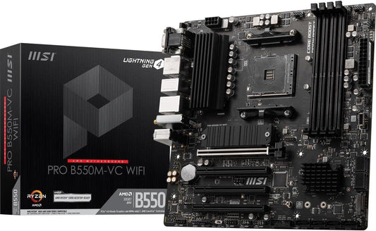 MSI PRO B550M-VC Wifi Pro Series AM4 DDR4