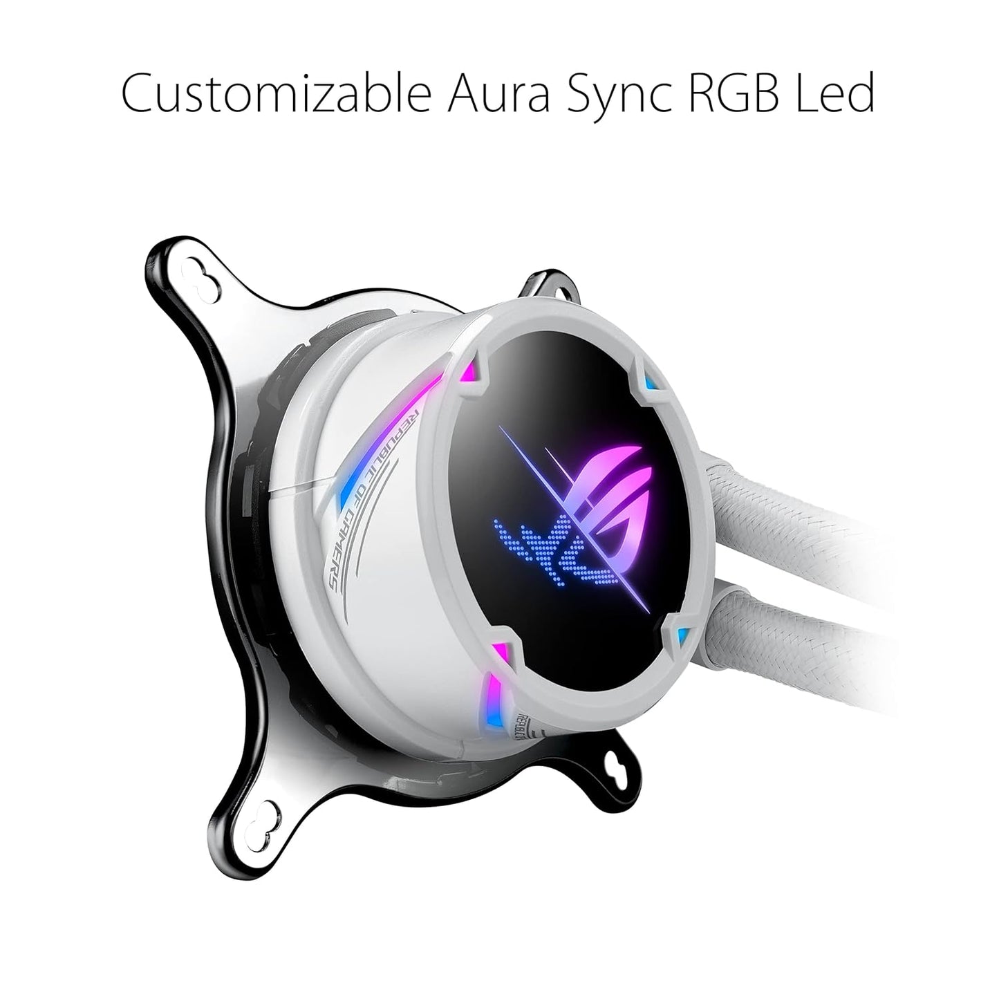 ASUS ROG Strix LC II 240 ARGB White Edition AIO Cooler AM4/AM5 - LGA 1700/1200