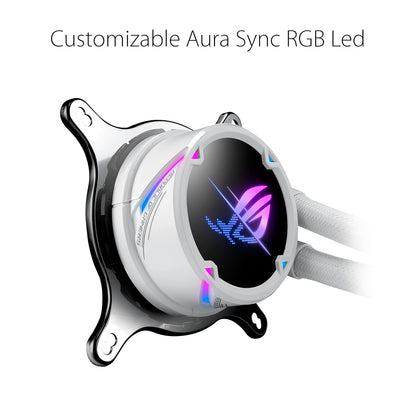 ASUS ROG Strix LC II 240 ARGB White Edition AIO Cooler AM4/AM5 - LGA 1700/1200
