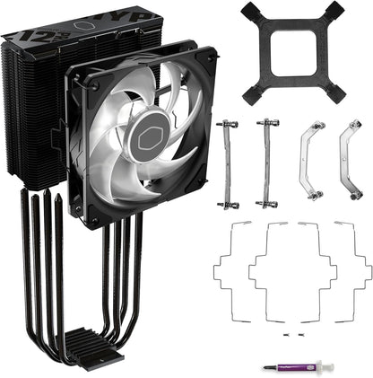 Cooler Master Hyper 212 Pro Halo Black CPU Air Cooler AM4/AM5 y Intel LGA 1700/1200