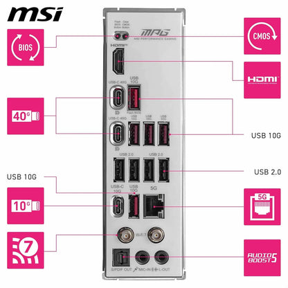MSI X870E Edge Ti WIFI7 AM5 DDR5