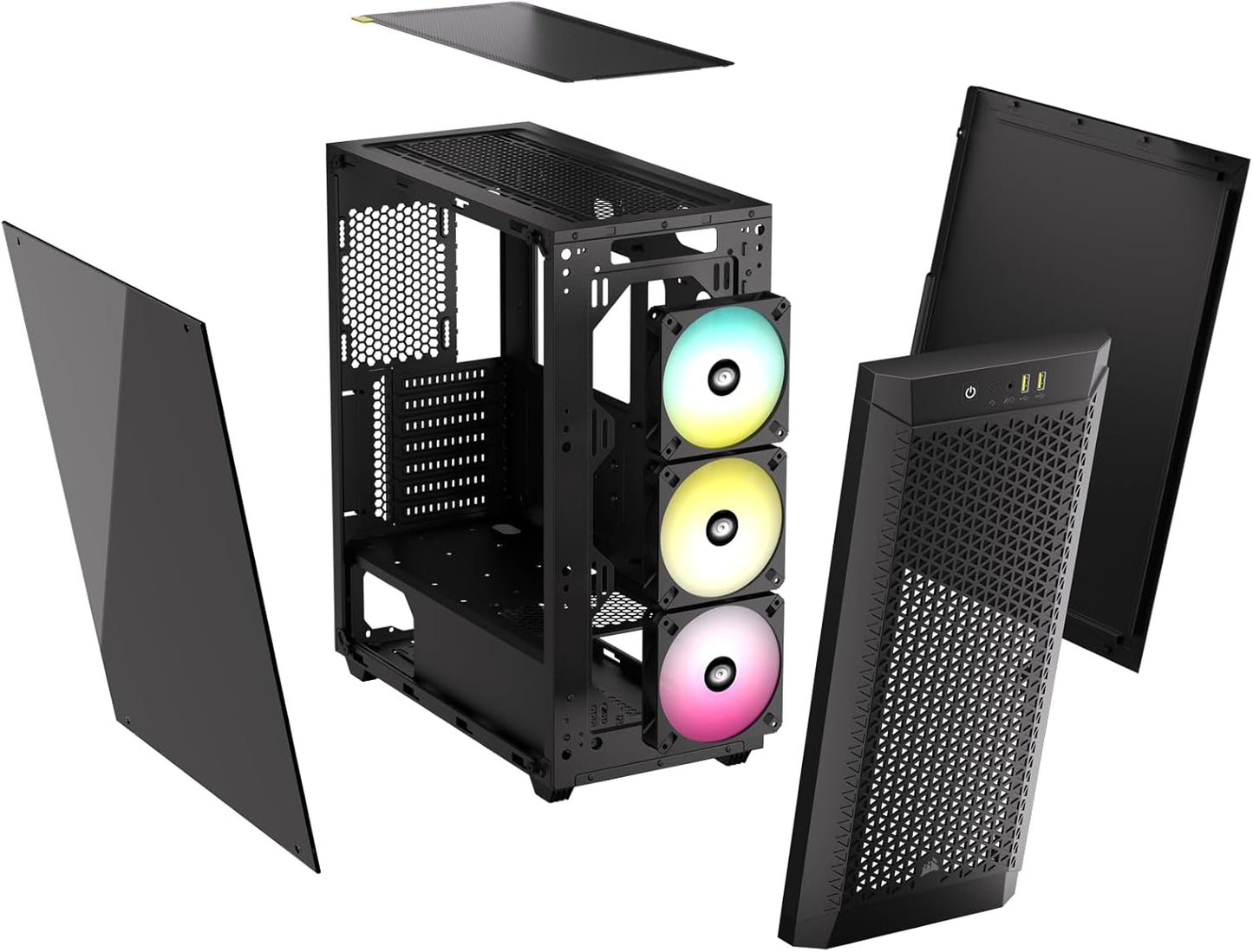 CORSAIR 480T RGB AIRFLOW BLACK MID-TOWER ATX CASE
