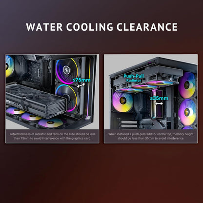 ANTEC C5 ARGB Black Mid-Tower Gaming Case ATX