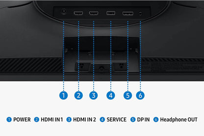SAMSUNG Odyssey 27'' G5 G53F QHD 2560 x 1440 IPS 200Hz HDR10 1ms