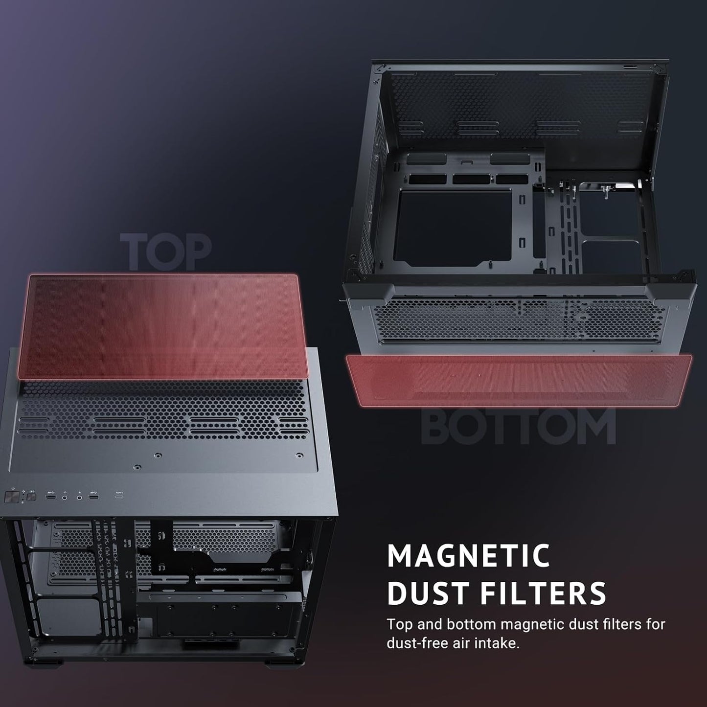 ANTEC C5 ARGB Black Mid-Tower Gaming Case ATX