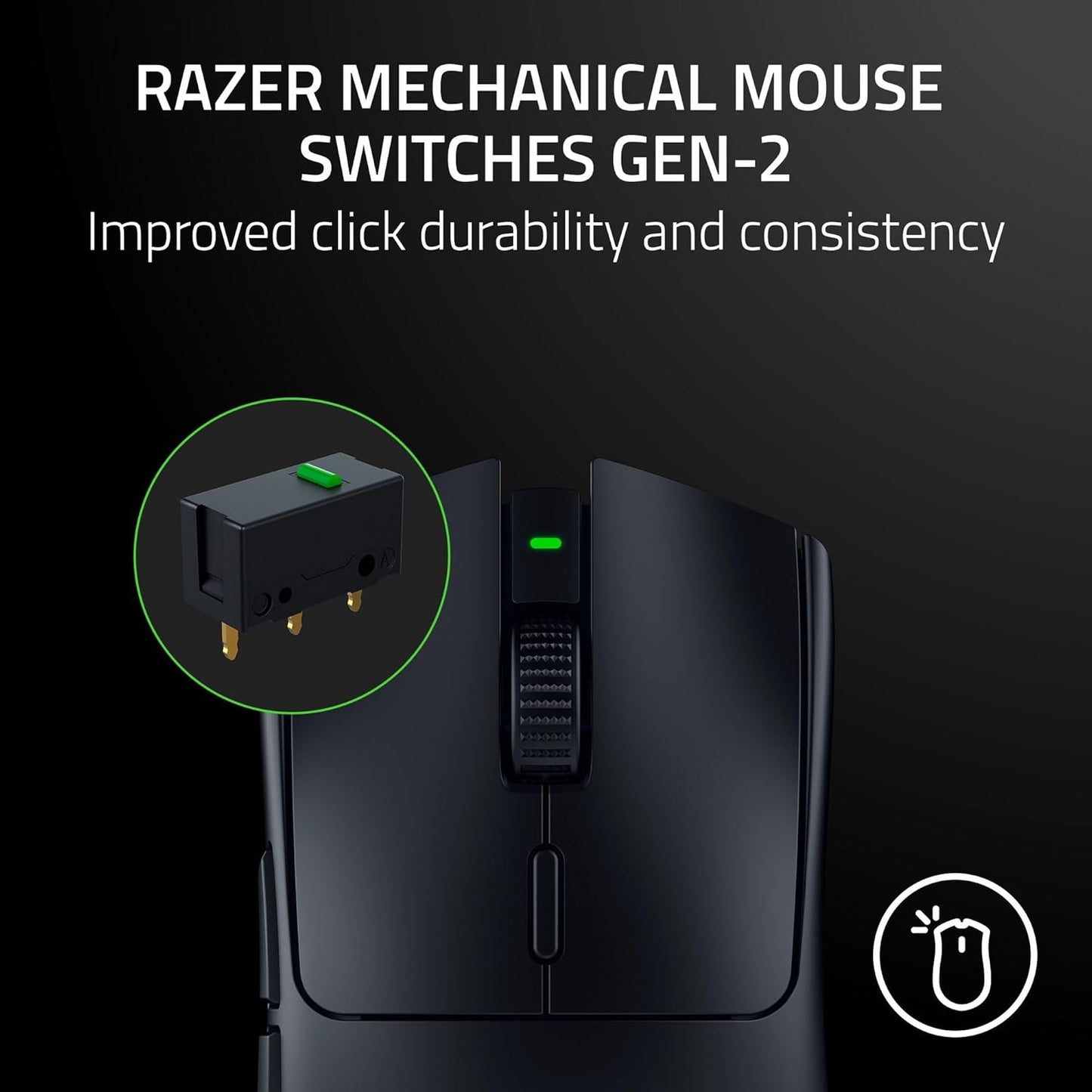 Razer Viper V3 Hyperspeed 82g Inalambrico 30K DPI Negro Gaming Mouse